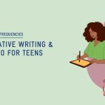 Banner reads "Future Frequencies, Creative writing and radio for teens"